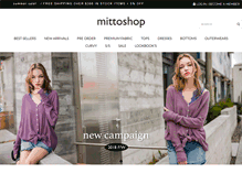 Tablet Screenshot of mittoshop.com